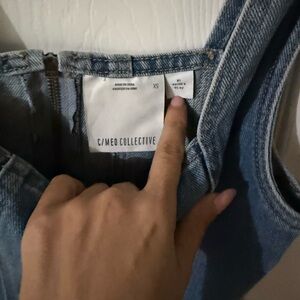 C/MEO Collective Blue Denim Mini Dress